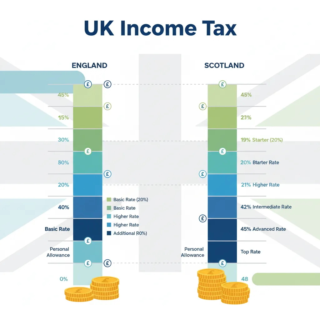 UK Income Tax Bands and Rates